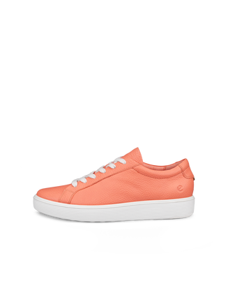 ECCO® Soft 60 baskets en cuir pour femme - Orange - Outside