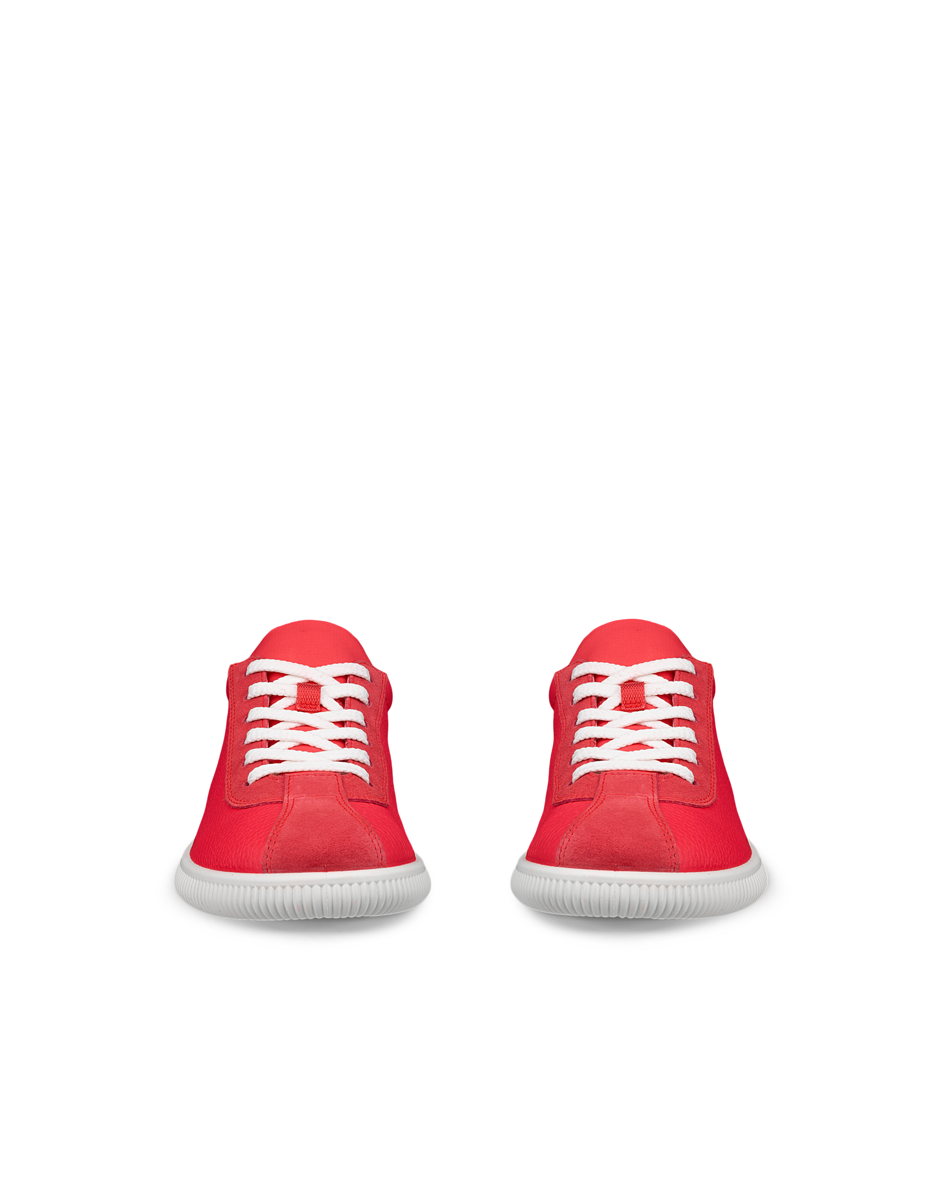 ECCO SOFT ZERO WOMEN'S SNEAKER - Red - Front pair