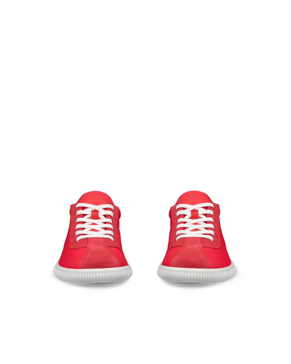 ECCO SOFT ZERO WOMEN'S SNEAKER - Red - Front pair