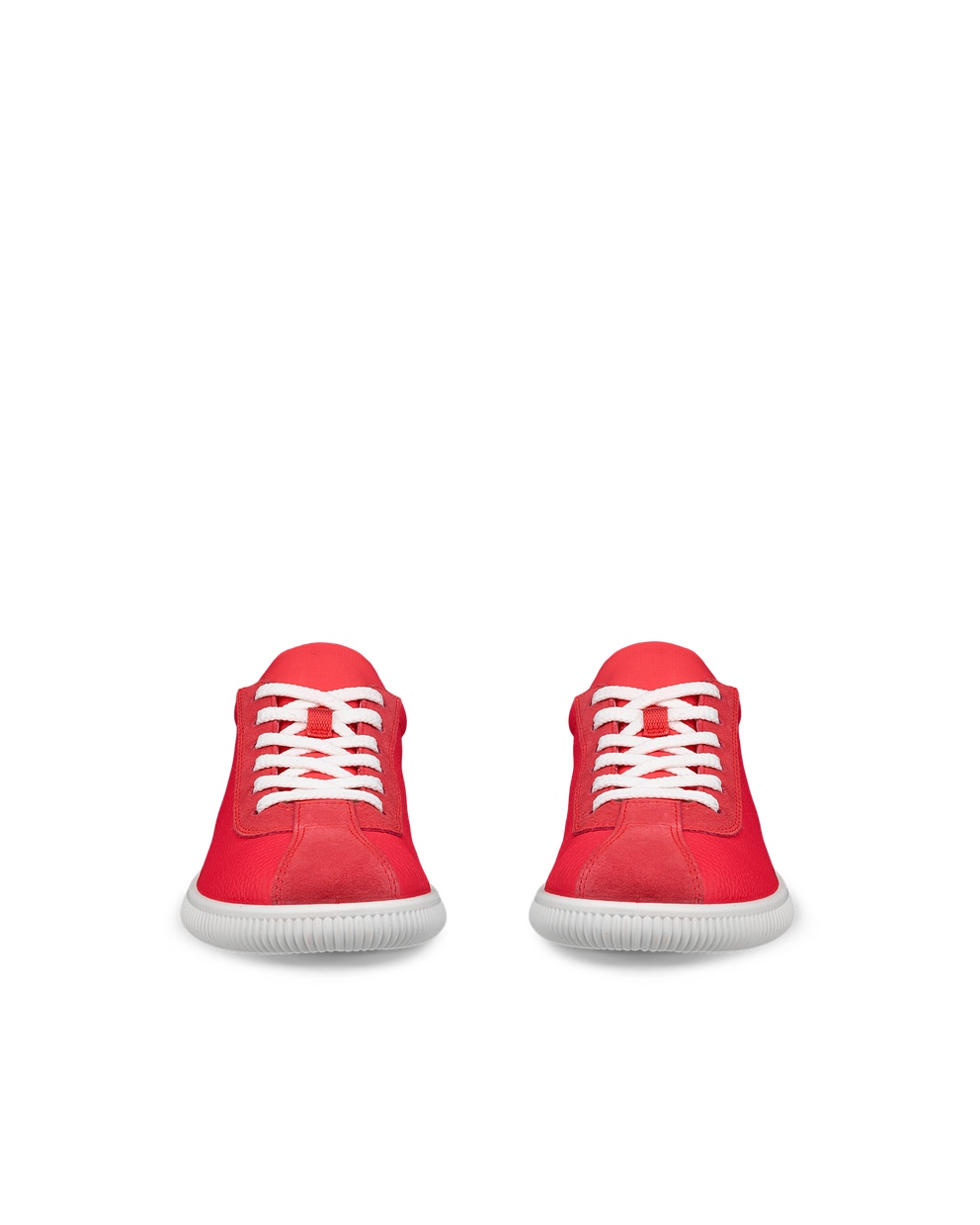 ECCO SOFT ZERO WOMEN'S SNEAKER - Red - Front pair