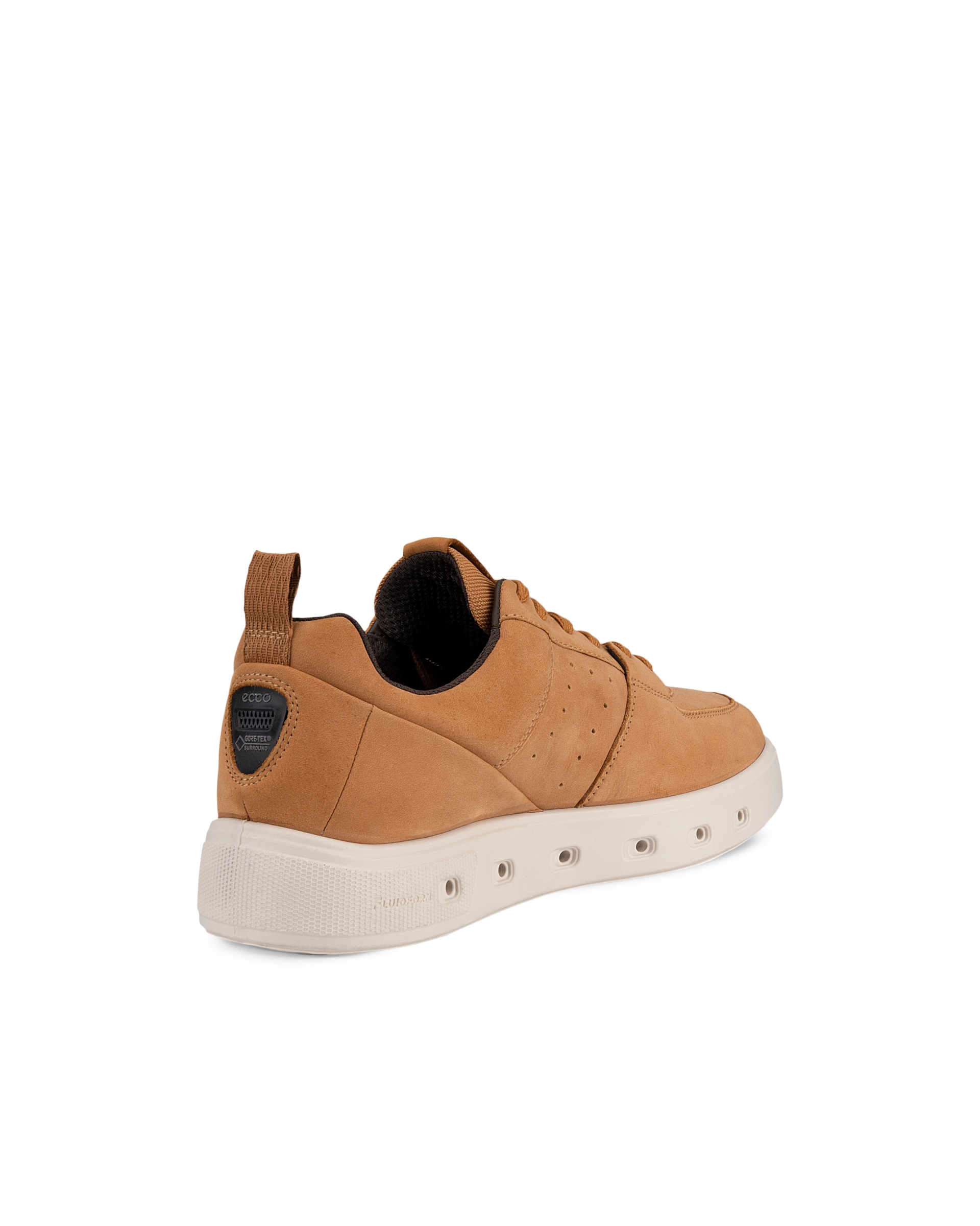 Men's ECCO® Street 720 Nubuck Gore-Tex Sneaker - Brown - Back