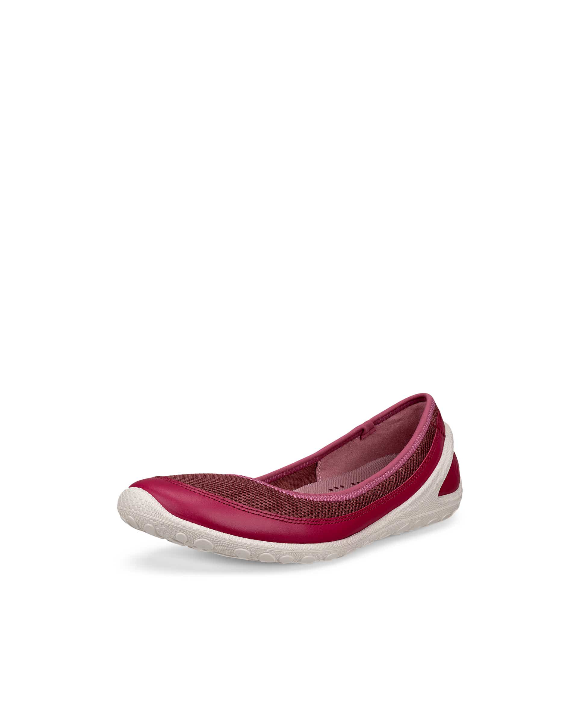 Women's ECCO® Biom Lite Textile Ballerina - Red - Main