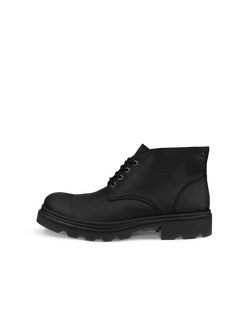 ECCO® Grainer bottines chukka en nubuck pour homme - Noir - Outside