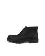 Men's ECCO® Grainer Leather Chukka Boot - Black - Outside