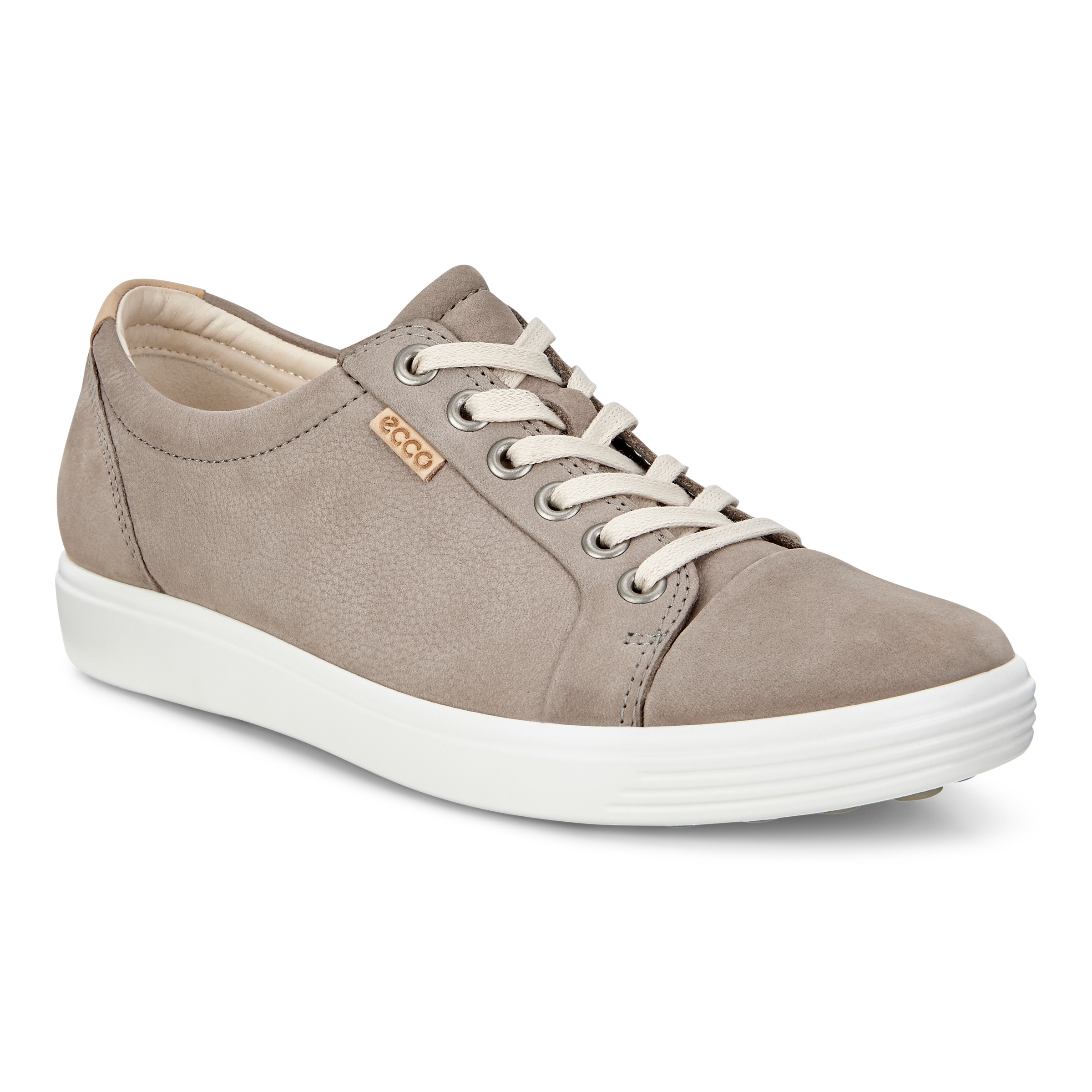 ECCO Womens Soft 7 Sneakers - Grey - Main