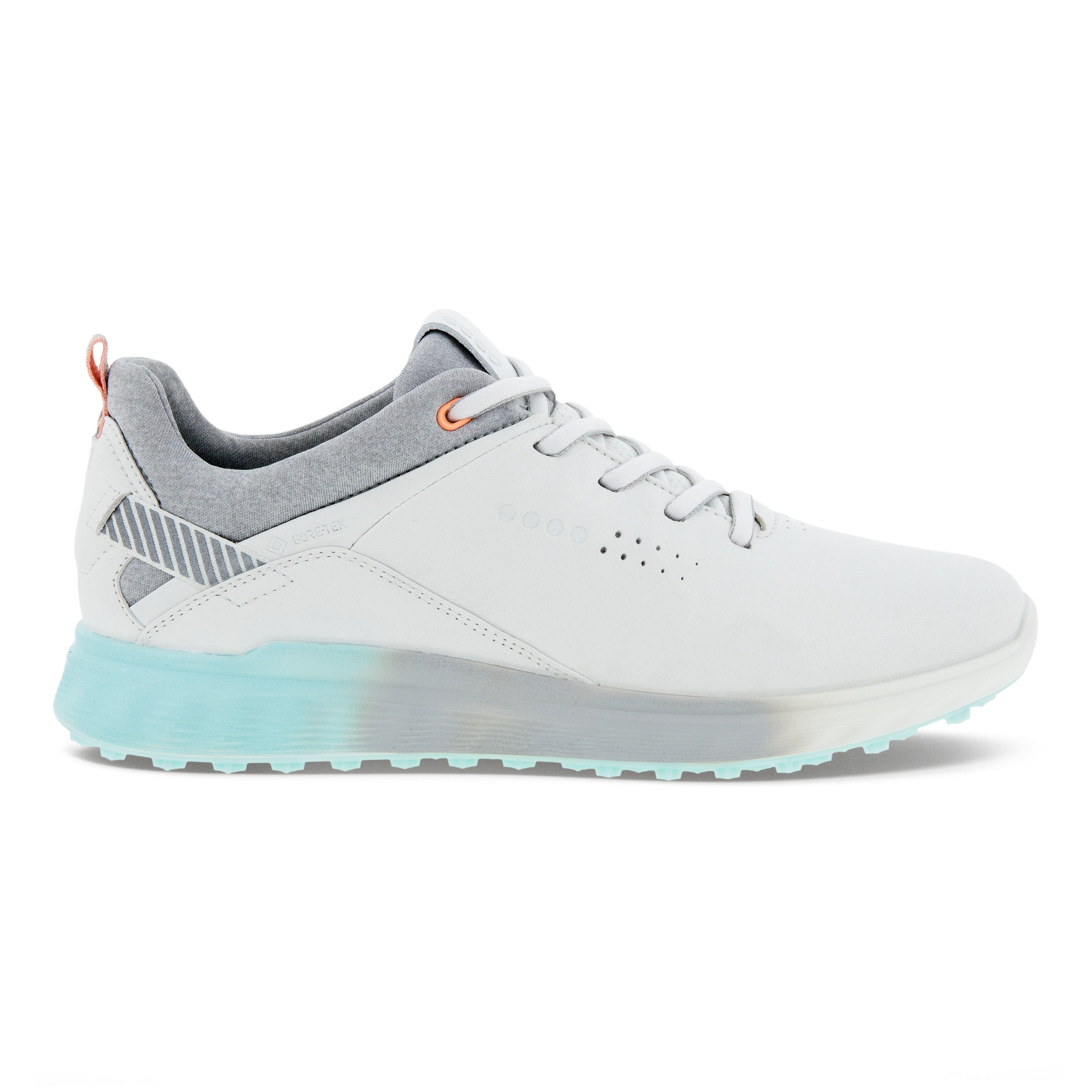 ECCO Women's S-three Golf Shoes - White - Outside