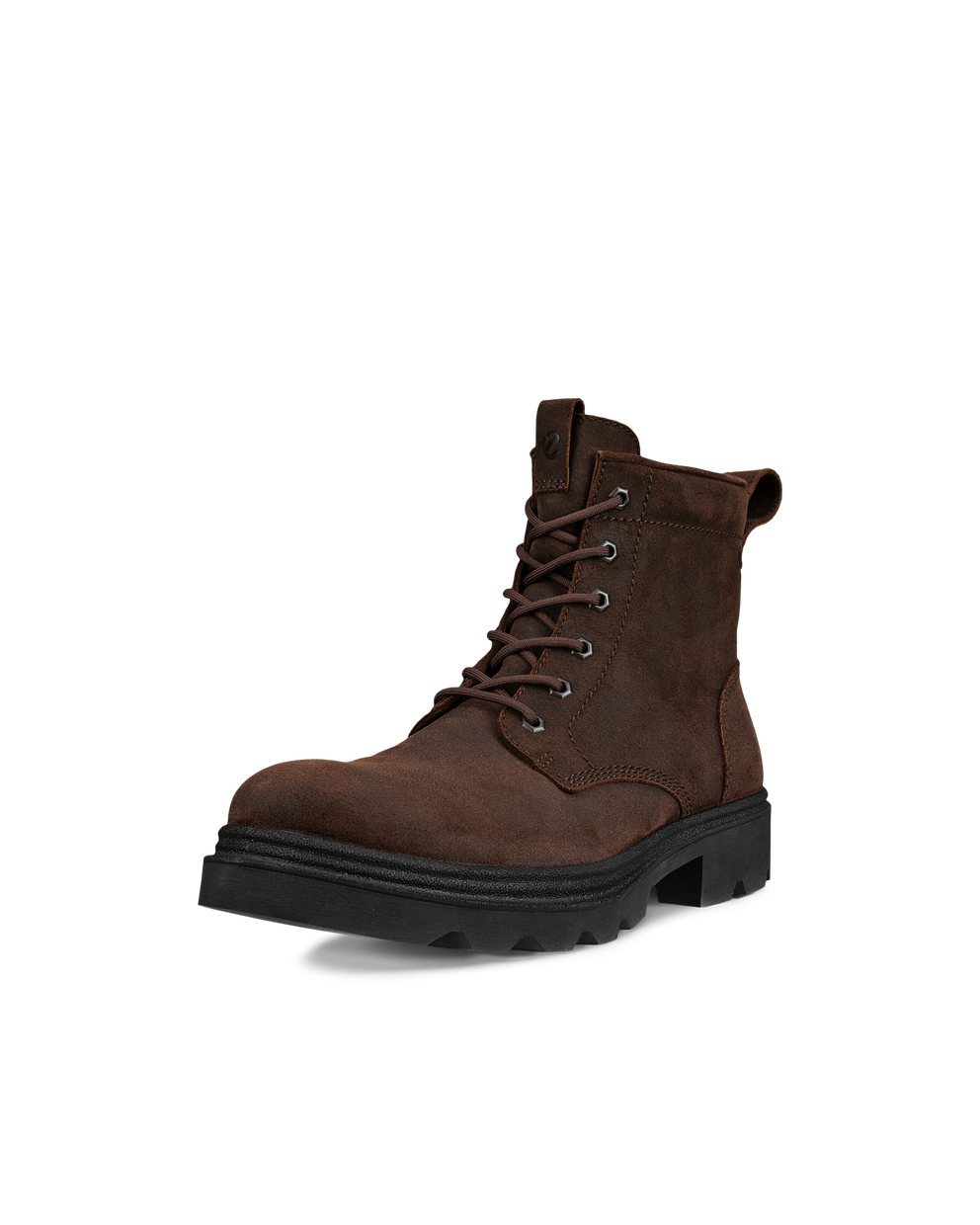 Men's ECCO® Grainer Suede Waterproof Lace-Up Boot - Brown - Main