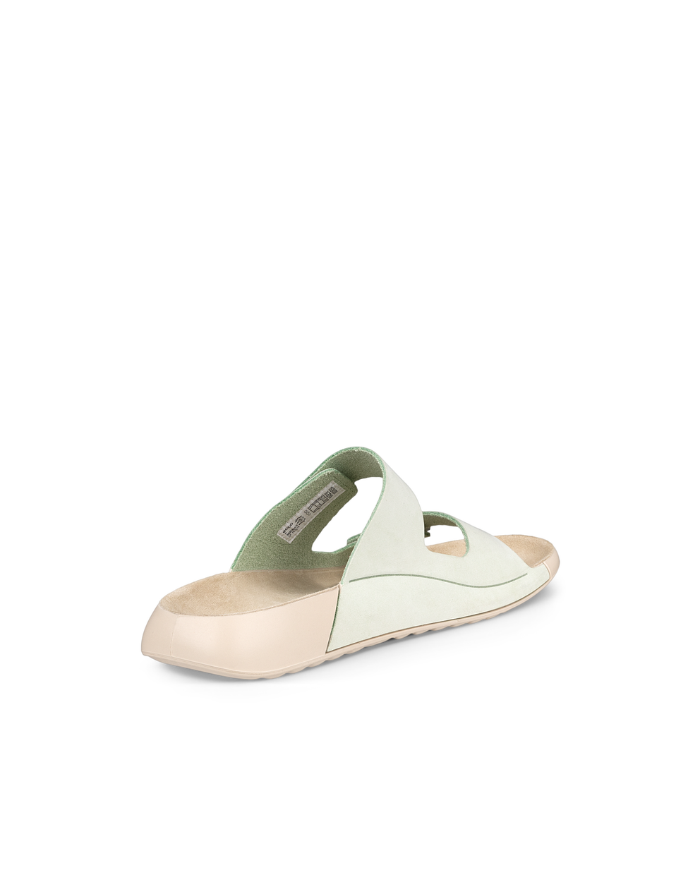 ECCO® Cozmo sandale en nubuck deux brides pour femme - Vert - Back