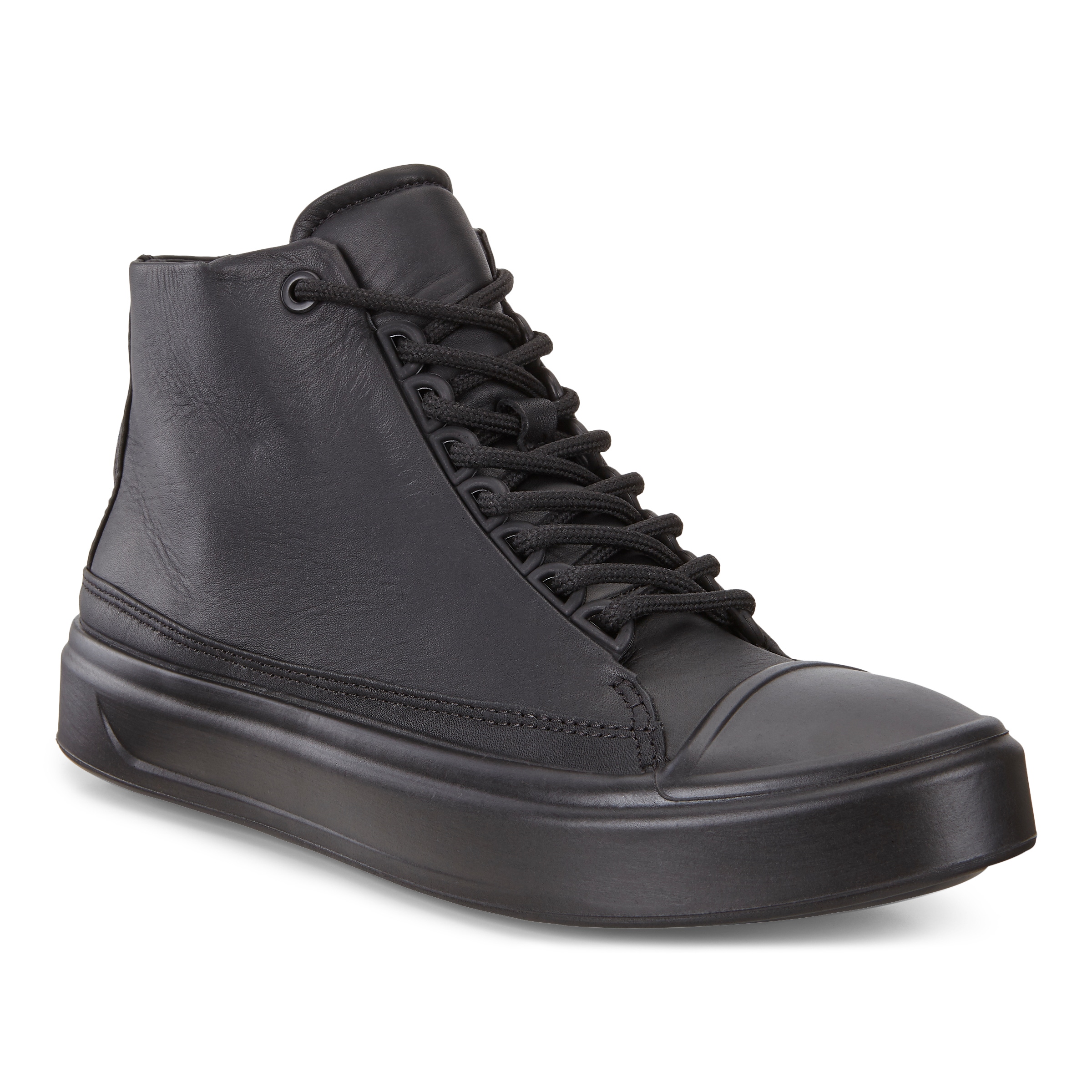 ECCO Flexure T-cap Women's High Top - Black - Main