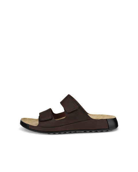 ECCO® Cozmo rihmadega nubuknahast sandaalid meestele - Pruun - Outside