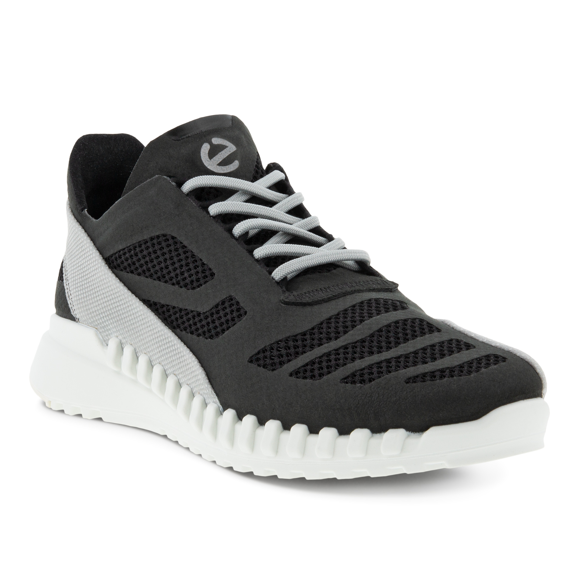 Zapatillas de nobuk ECCO® Zipflex para mujer - Negro - Main