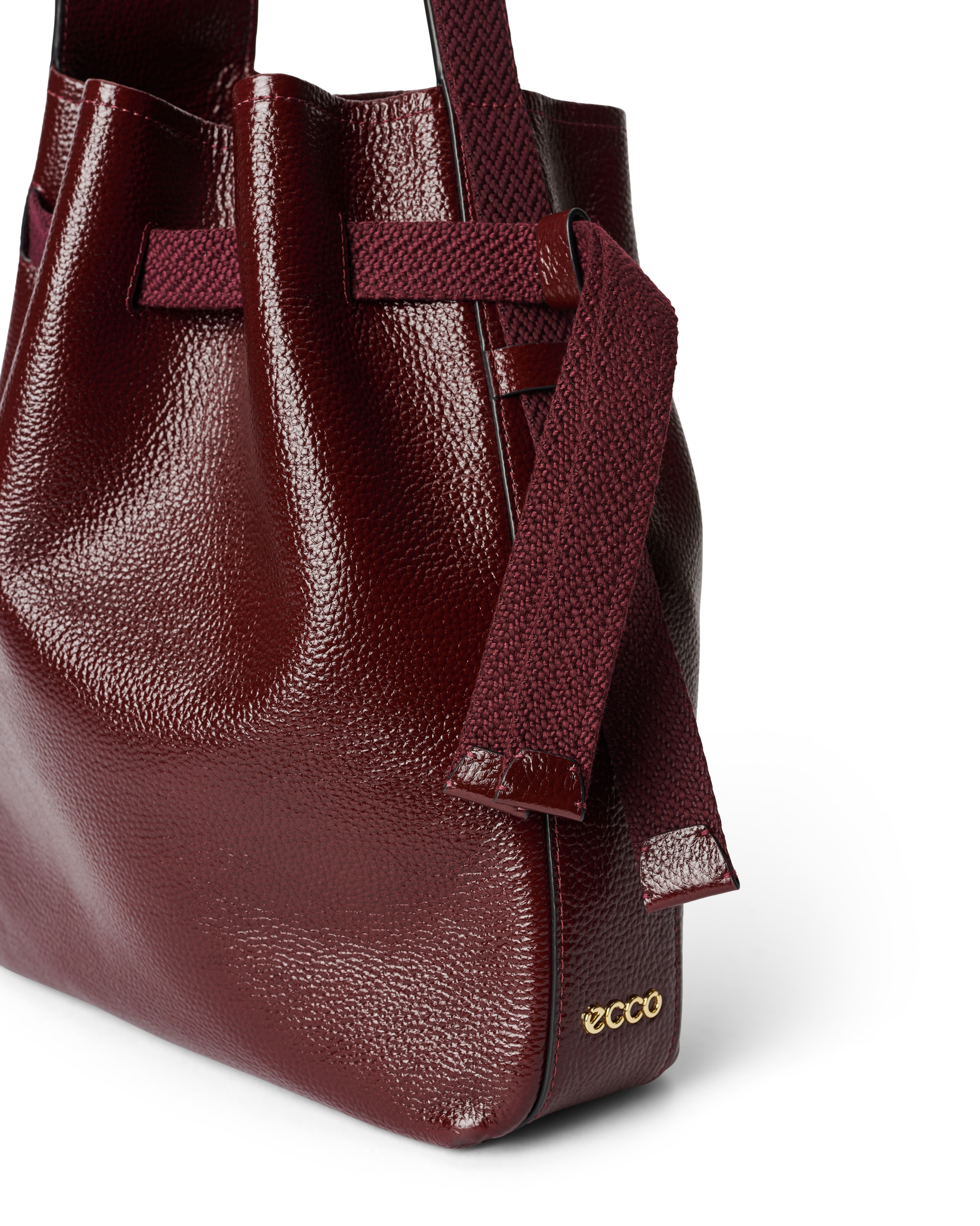 ECCO® Sail Leather Hobo Bag - Red - Detail-1