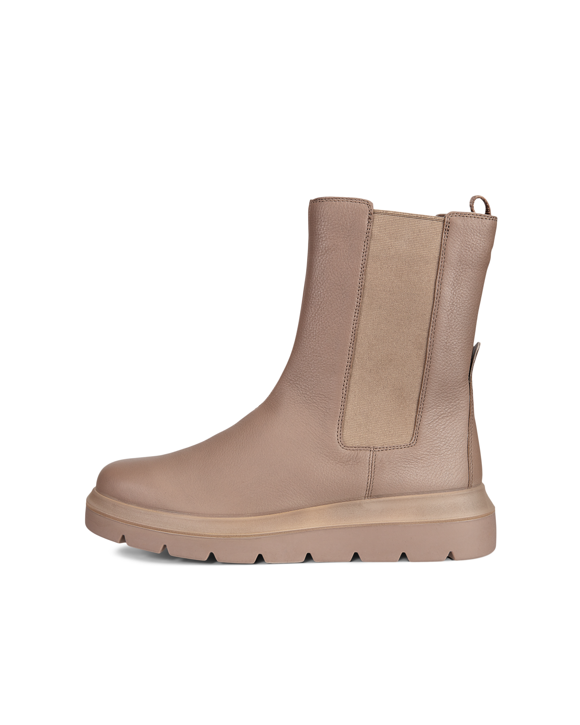 ECCO Nouvelle Womens Tall Chelsea Boots - Gris - Outside