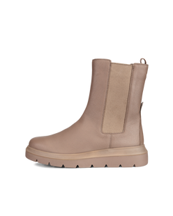 Botas Chelsea de piel ECCO® Nouvelle para mujer - Gris - Outside