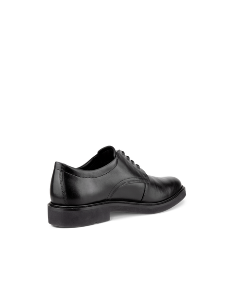 ECCO Men's Metropole London Derby Shoes - Black - Back