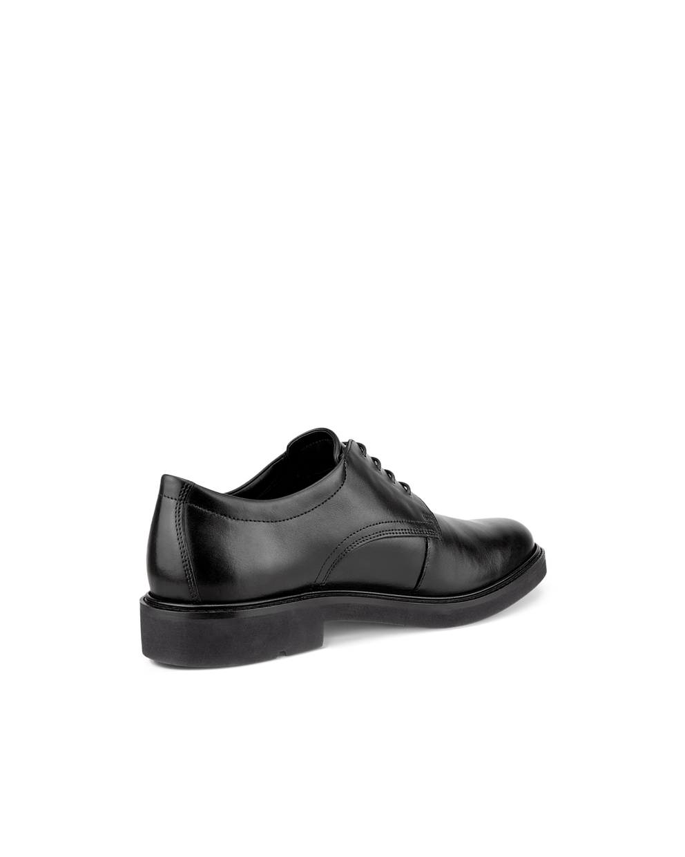 Men's ECCO® Metropole London Leather Derby Shoe - Black - Back