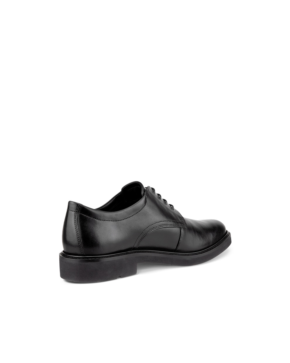 Men's ECCO® Metropole London Leather Derby Shoe - Black - Back