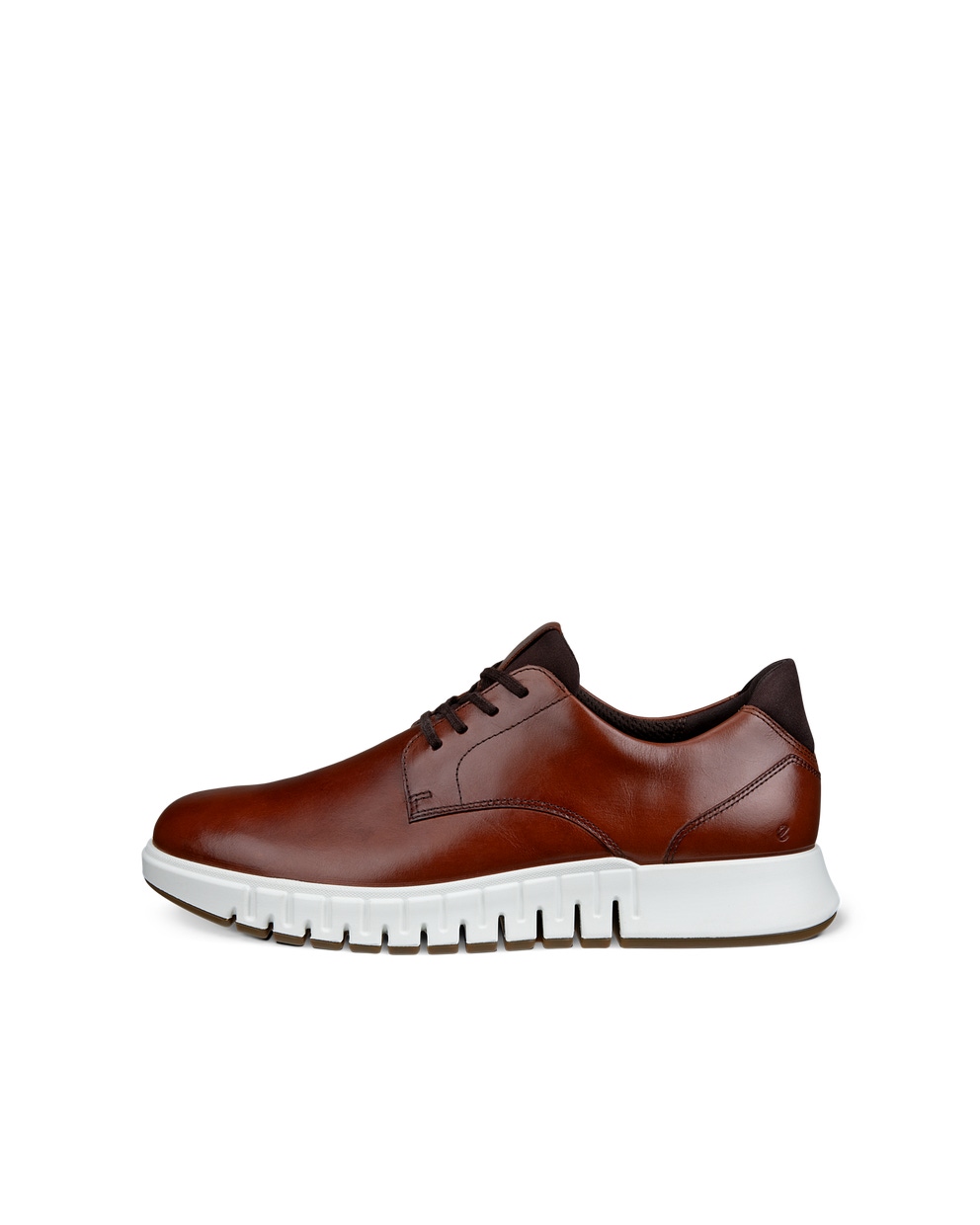 Men's ECCO® Gruuv Hybrid Leather Wingtip Shoe - Brown - Outside