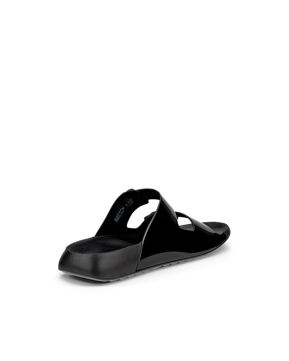 Women's ECCO® Cozmo Leather Two Strap Sandal - Black - Back