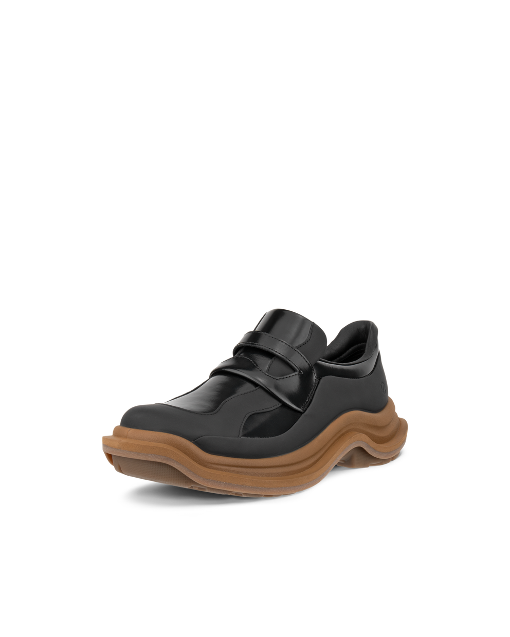 Women's ECCO® Offroad Leather Outdoor Shoe - Black - Main