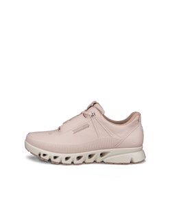 Women's ECCO® Multi-Vent Leather Gore-Tex Shoe - Pink - Outside