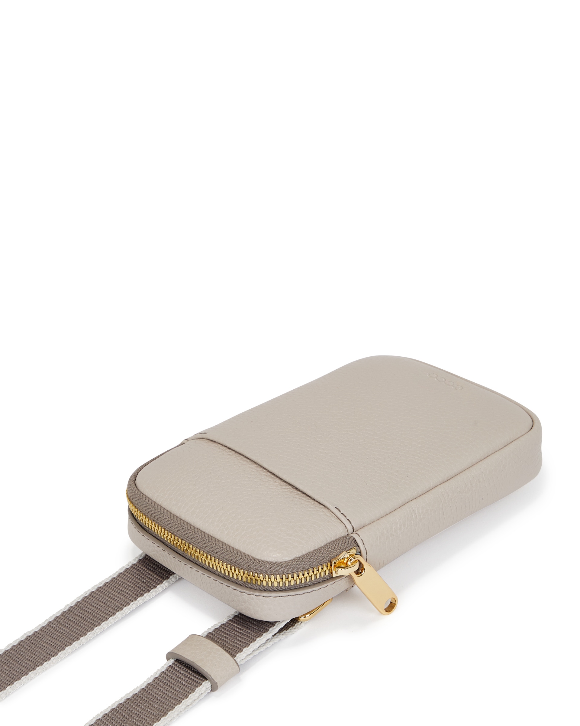 ECCO® Leather Phone Bag - Beige - Detail-1