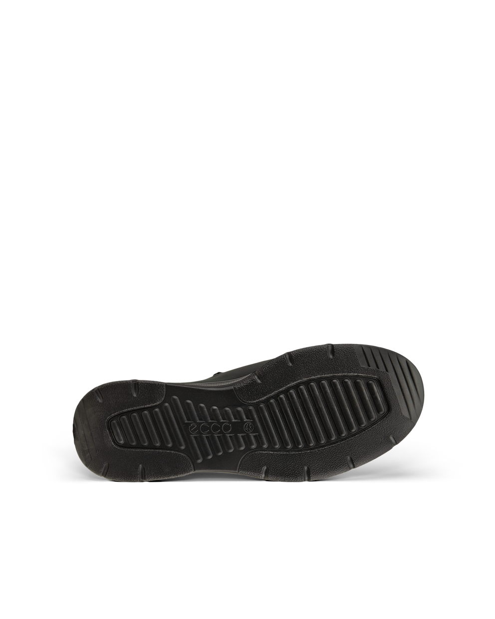 Zapatillas de nobuk sin cordones ECCO® Irving para hombre - Negro - Sole