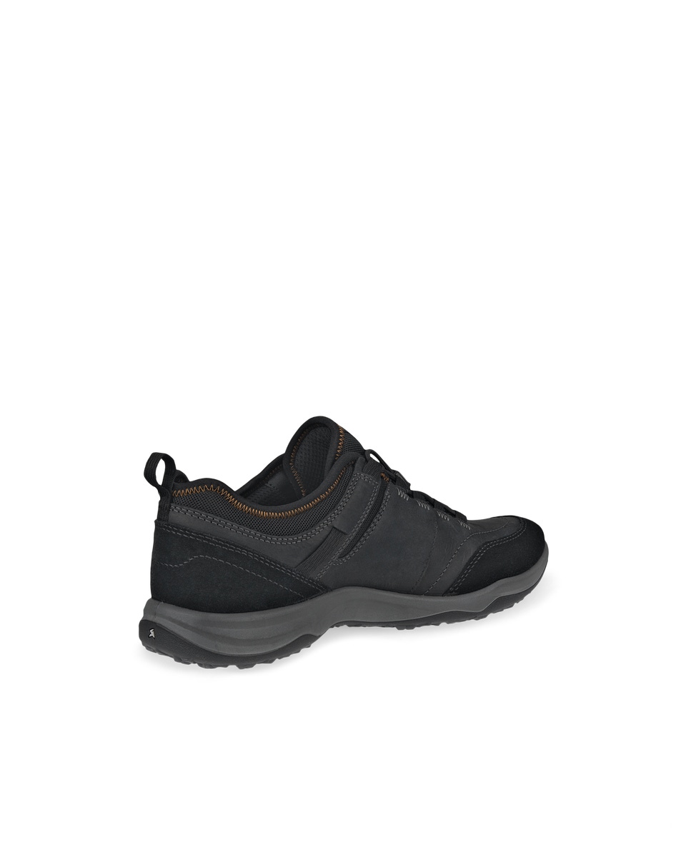 Men s ECCO Espinho Nubuck Outdoor Shoe Black