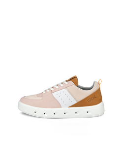 Women's ECCO® Street 720 Leather Gore-Tex Sneaker - Pink - Outside