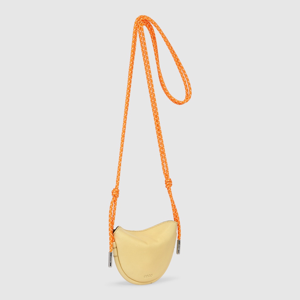 ECCO® Contact Leather Saddle Bag - Yellow - Main