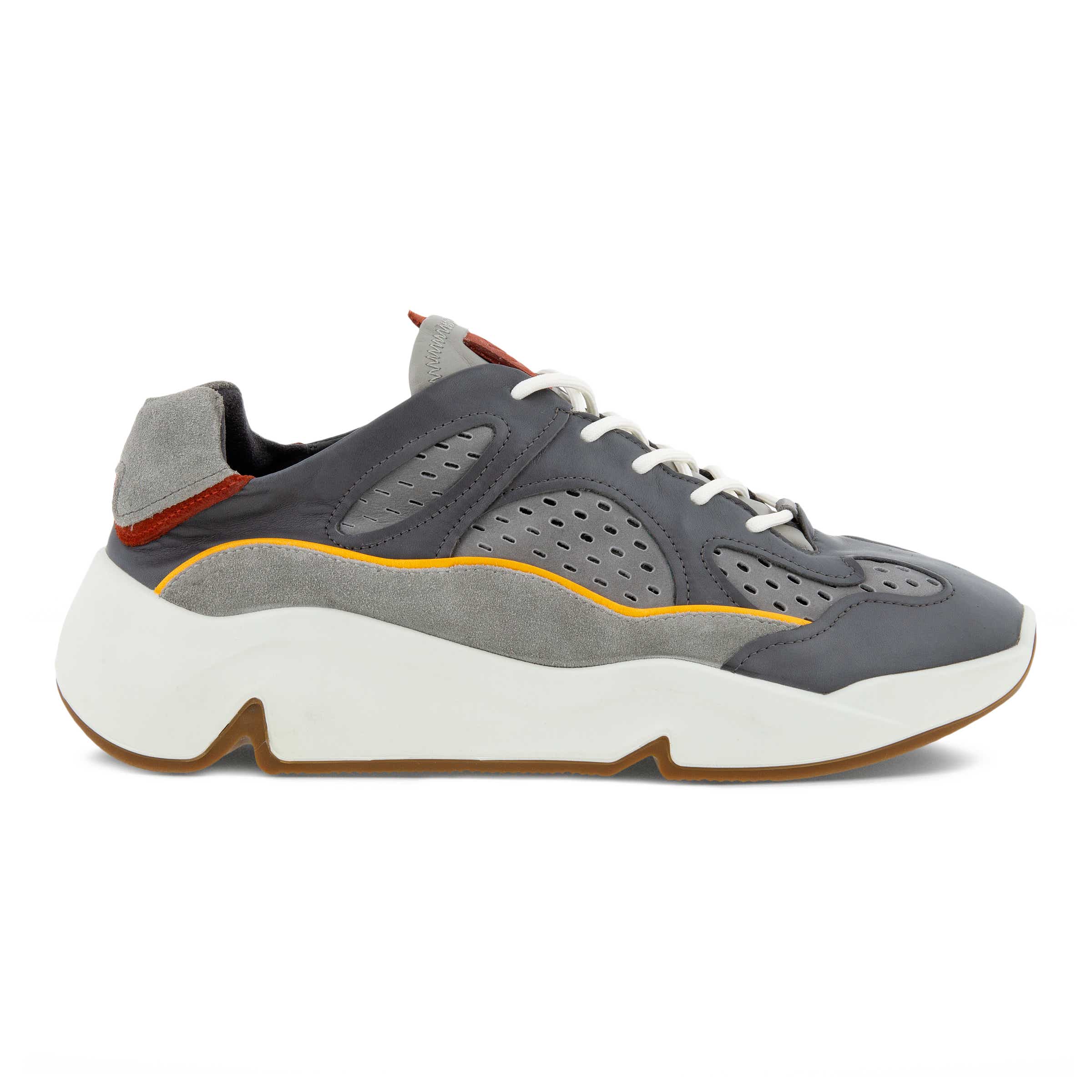 ECCO CHUNKY SNEAKER M Laced Sh - Grey