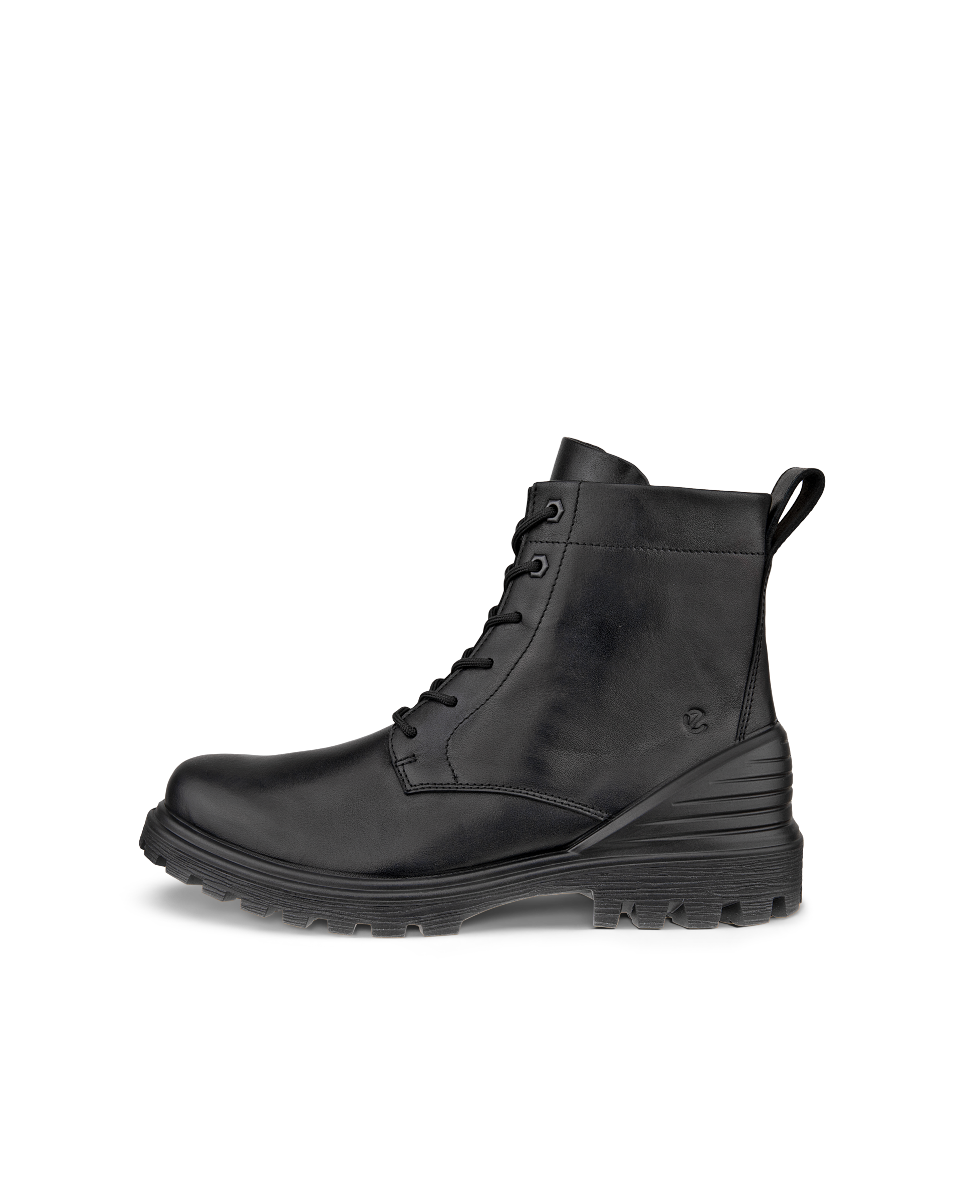 Coldlined Lace Boot - Black - Outside