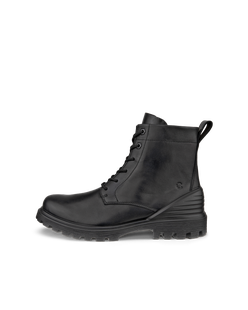 Coldlined Lace Boot - Black - Outside