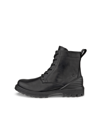 Coldlined Lace Boot - Black - Outside