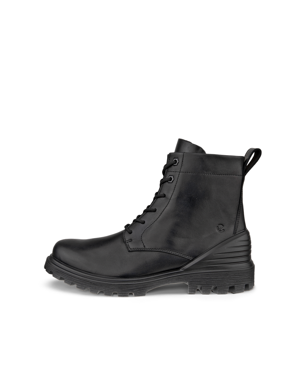 Coldlined Lace Boot - Black - Outside