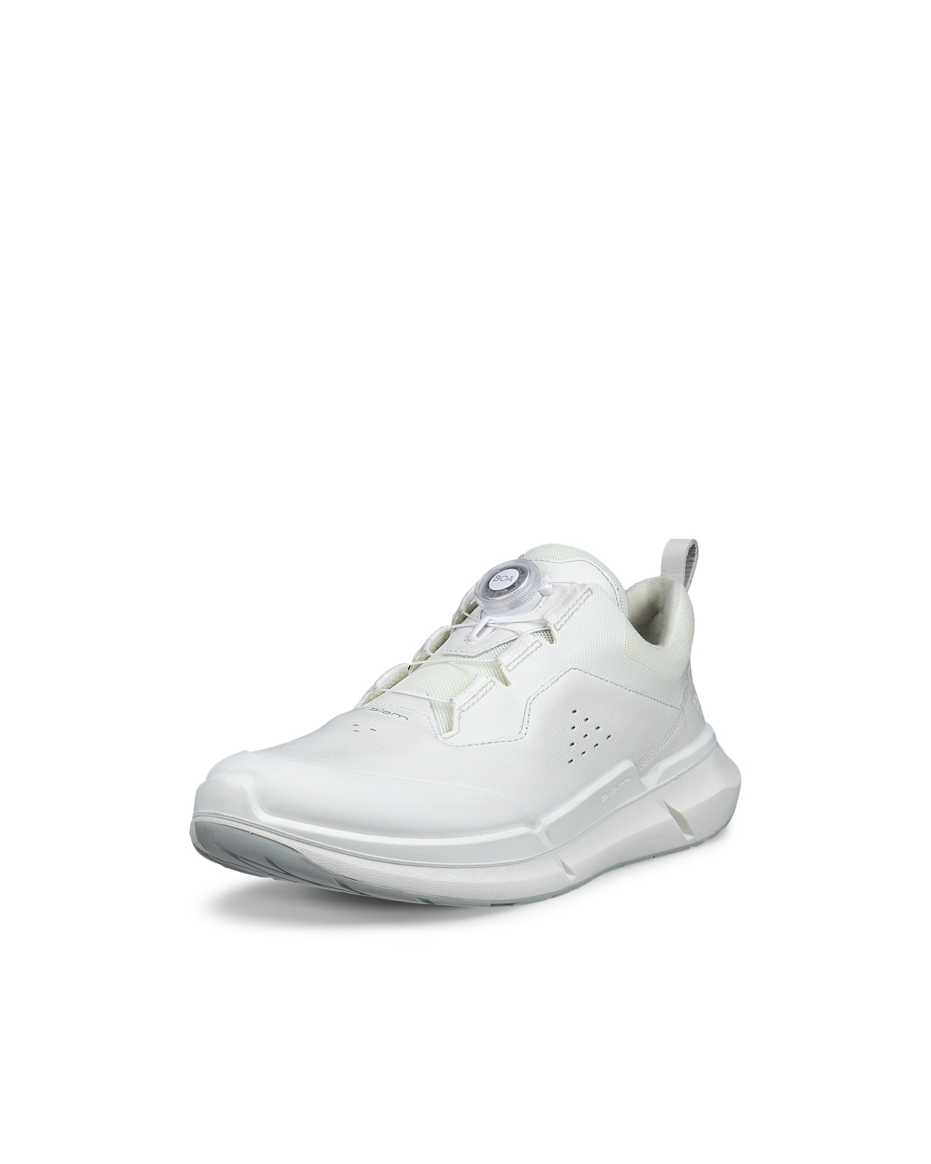 Women's ECCO® Biom 2.2 Boa Leather Sneaker - White - Main