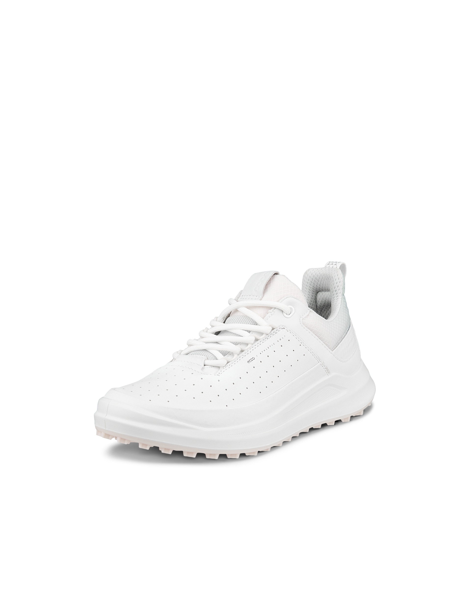 Women's ECCO® Golf Core Leather Golf Shoe - White - Main