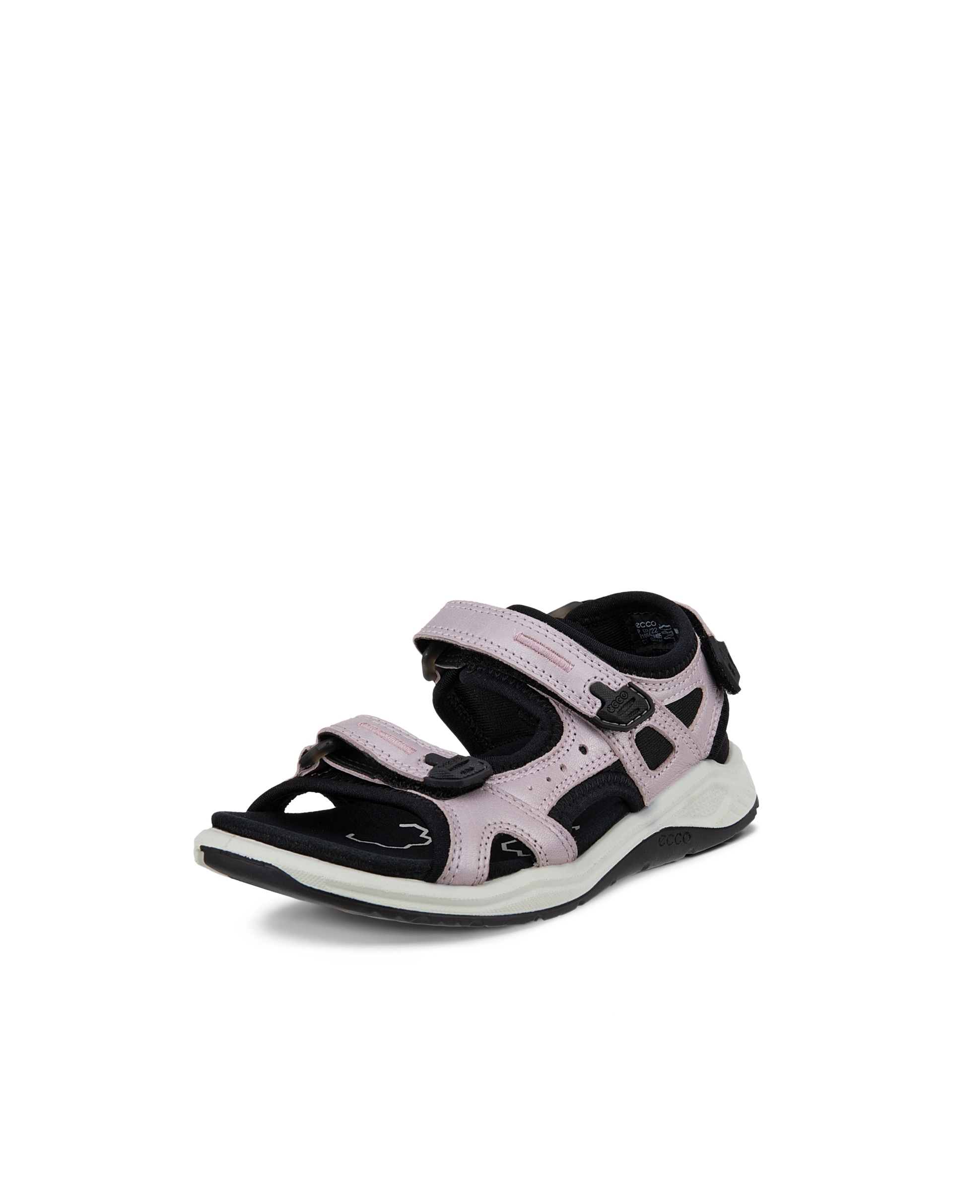 Girls' ECCO® X-Trinsic Leather Sandal - Pink - Main