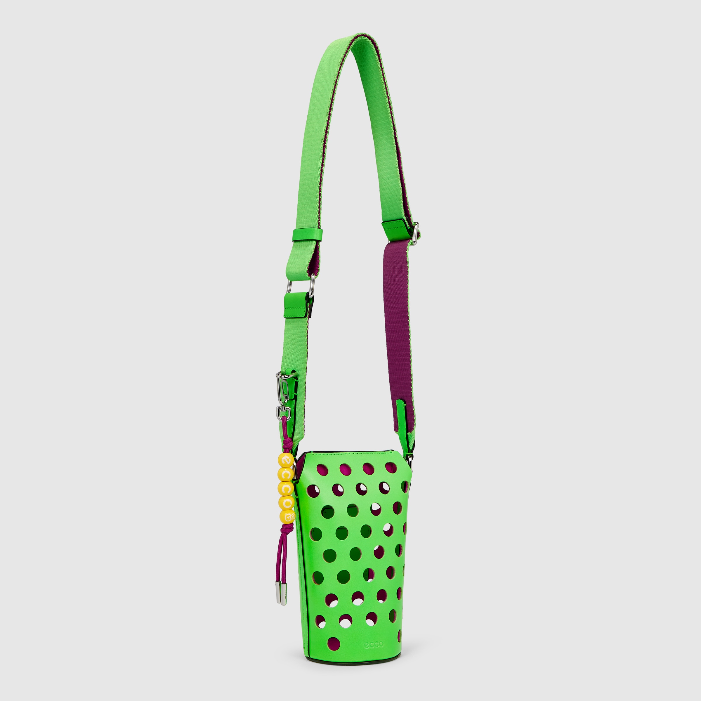 ECCO Pot レザークロスボディバッグ - Green - Main