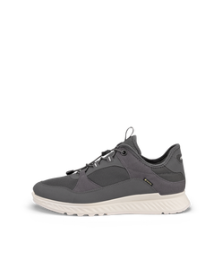 Women's ECCO® Exostride Gore-Tex Outdoor Sneaker - Grey - Outside