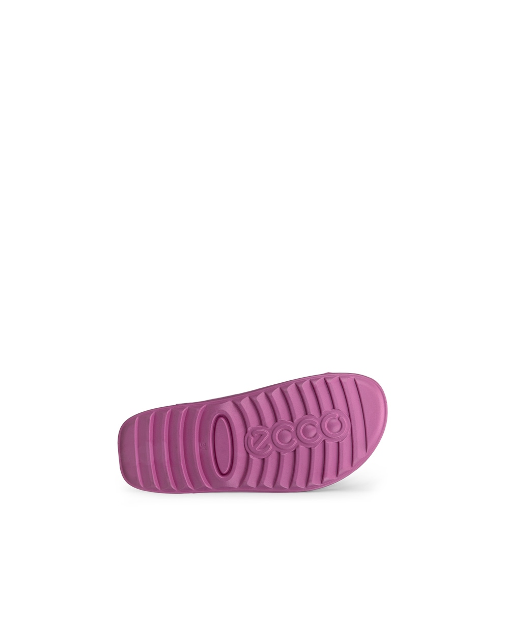 Kids' ECCO® Cozmo Nubuck Two Strap Sandal - Pink - Sole