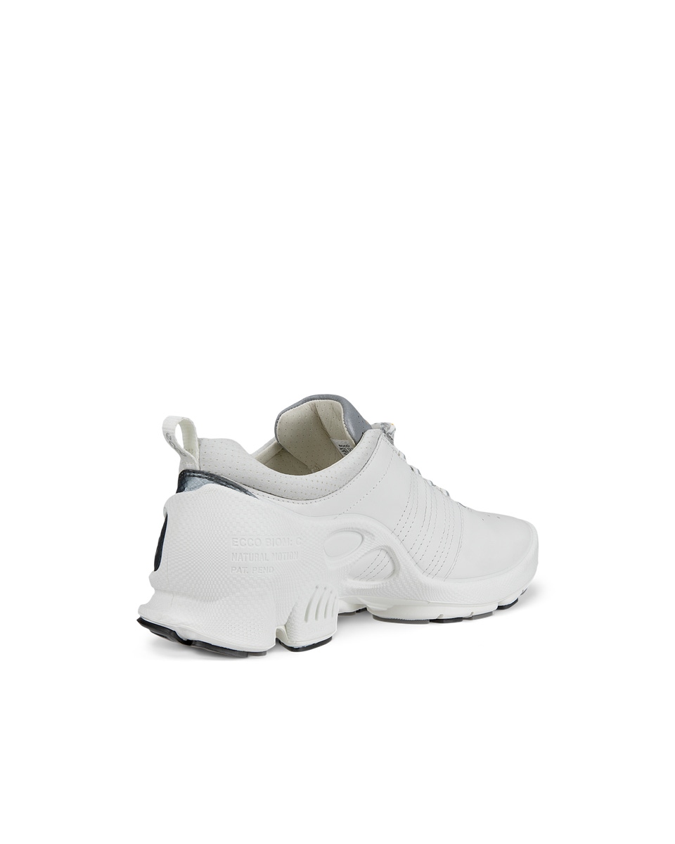 Women s ECCO Biom C Low Leather Outdoor Sneaker White