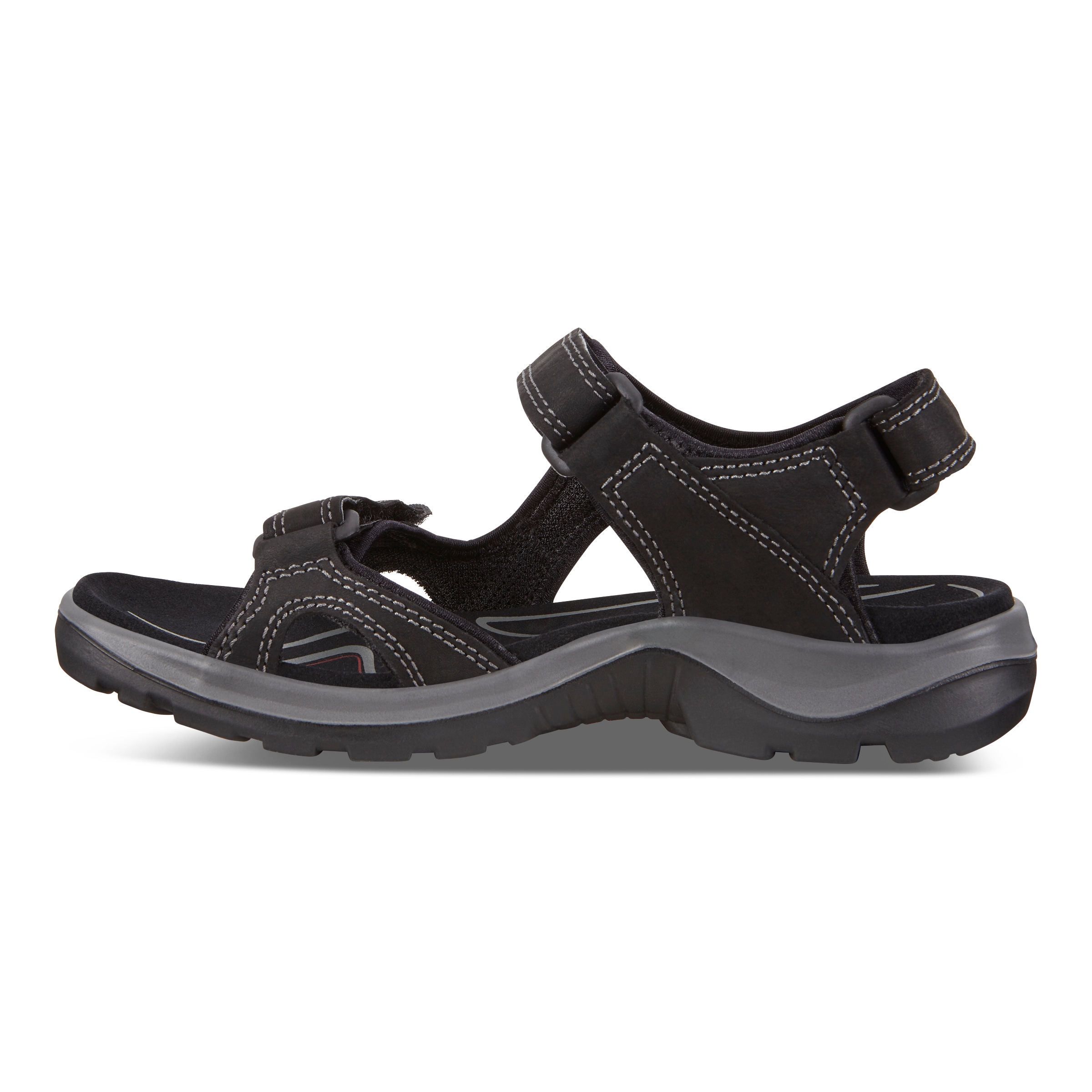 ECCO Offroad Outdoor Women's Sandal - Negro - Inside