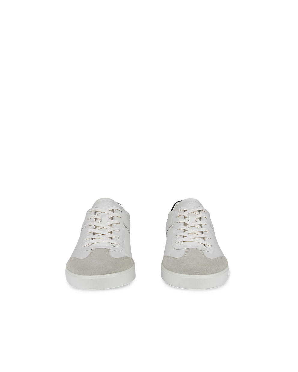 Men's ECCO® Street Lite Leather Sneaker - White - Front pair