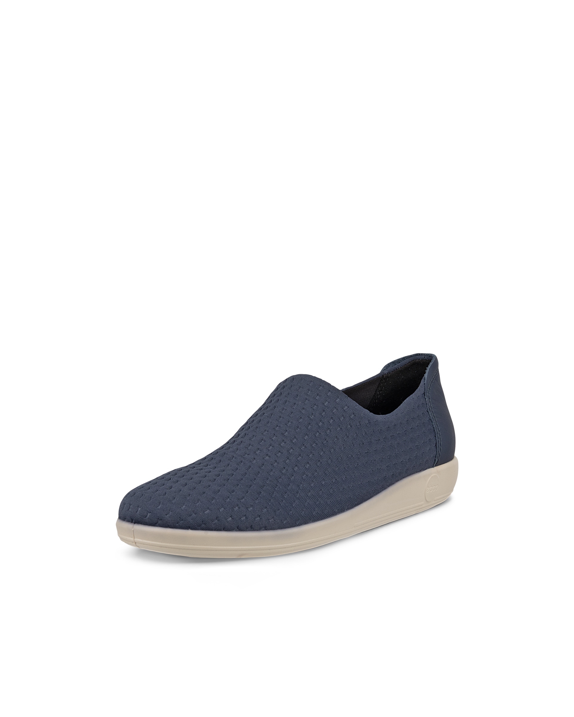 Women's ECCO® Soft 2.0 Textile Slip-On - Blue - Main