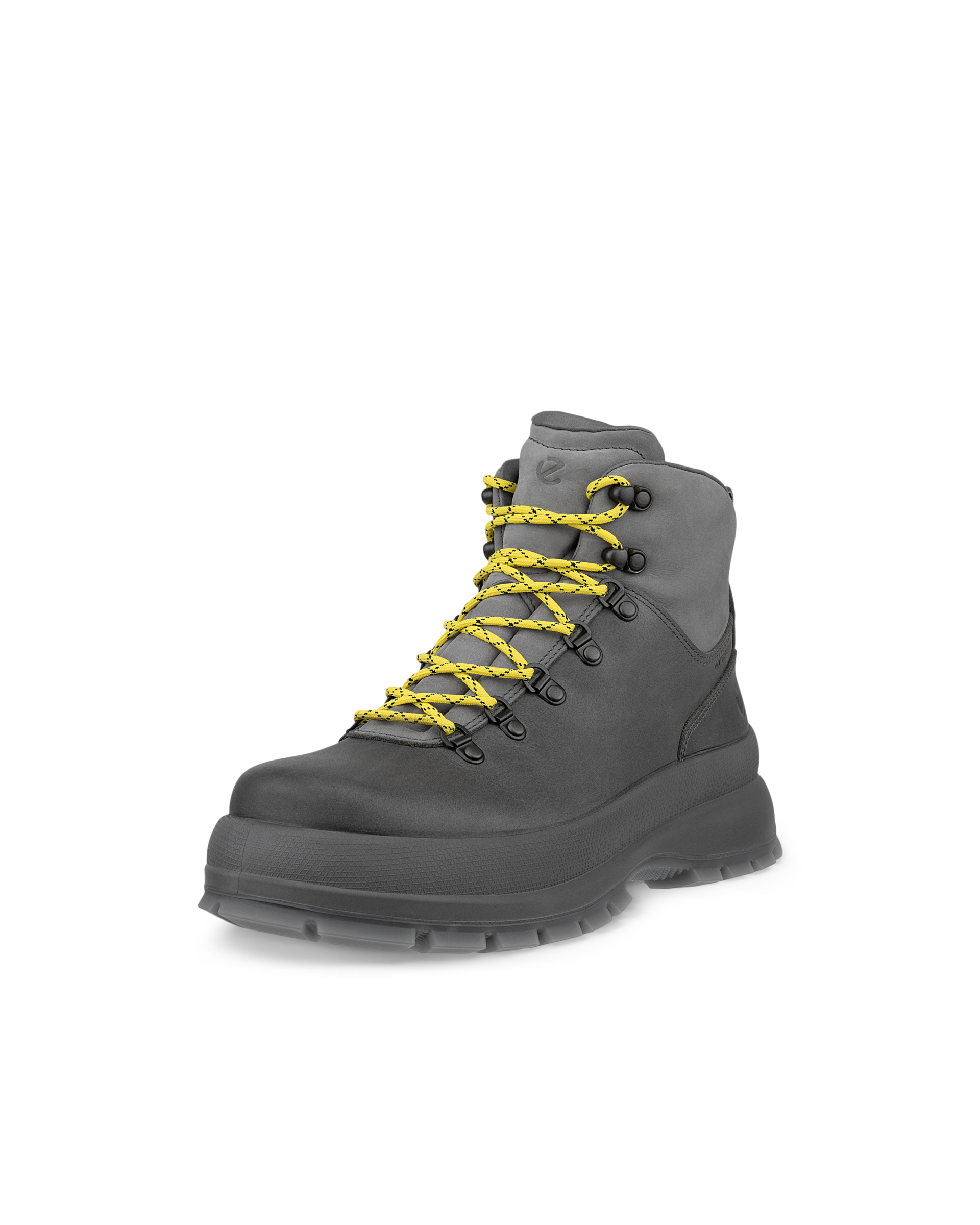 Botas de piel impermeable con cordones ECCO® Track 30 para hombre - Gris - Main