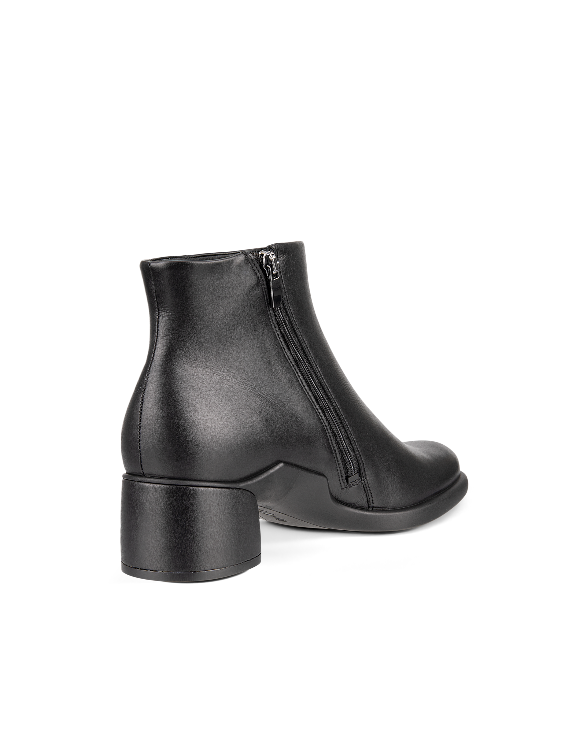 Women's ECCO® Sculpted LX 35 Leather Mid-Cut Boot - Black - Back