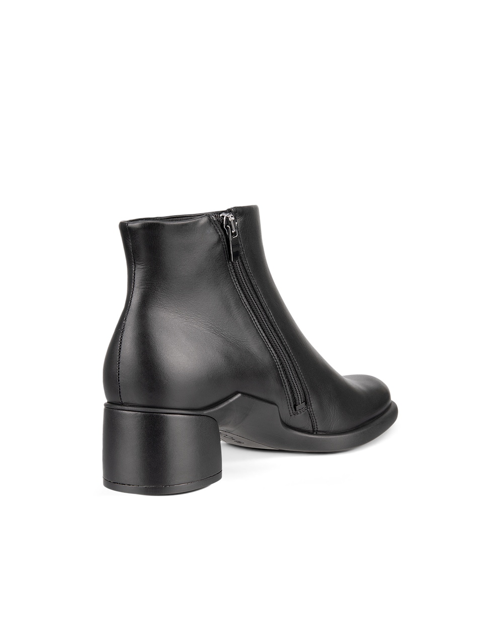 Women's ECCO® Sculpted Lx 35 Leather Mid-Cut Boot - Black - Back