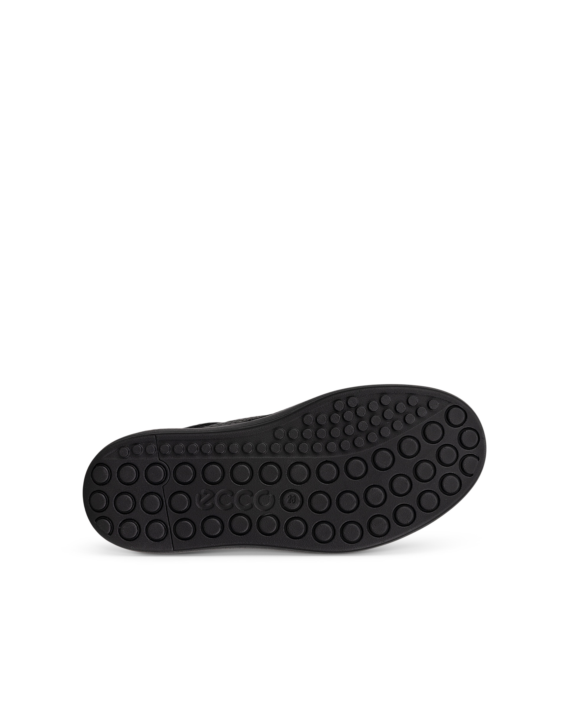 Kids' ECCO® Soft 60 Leather Sneaker - Black - Sole