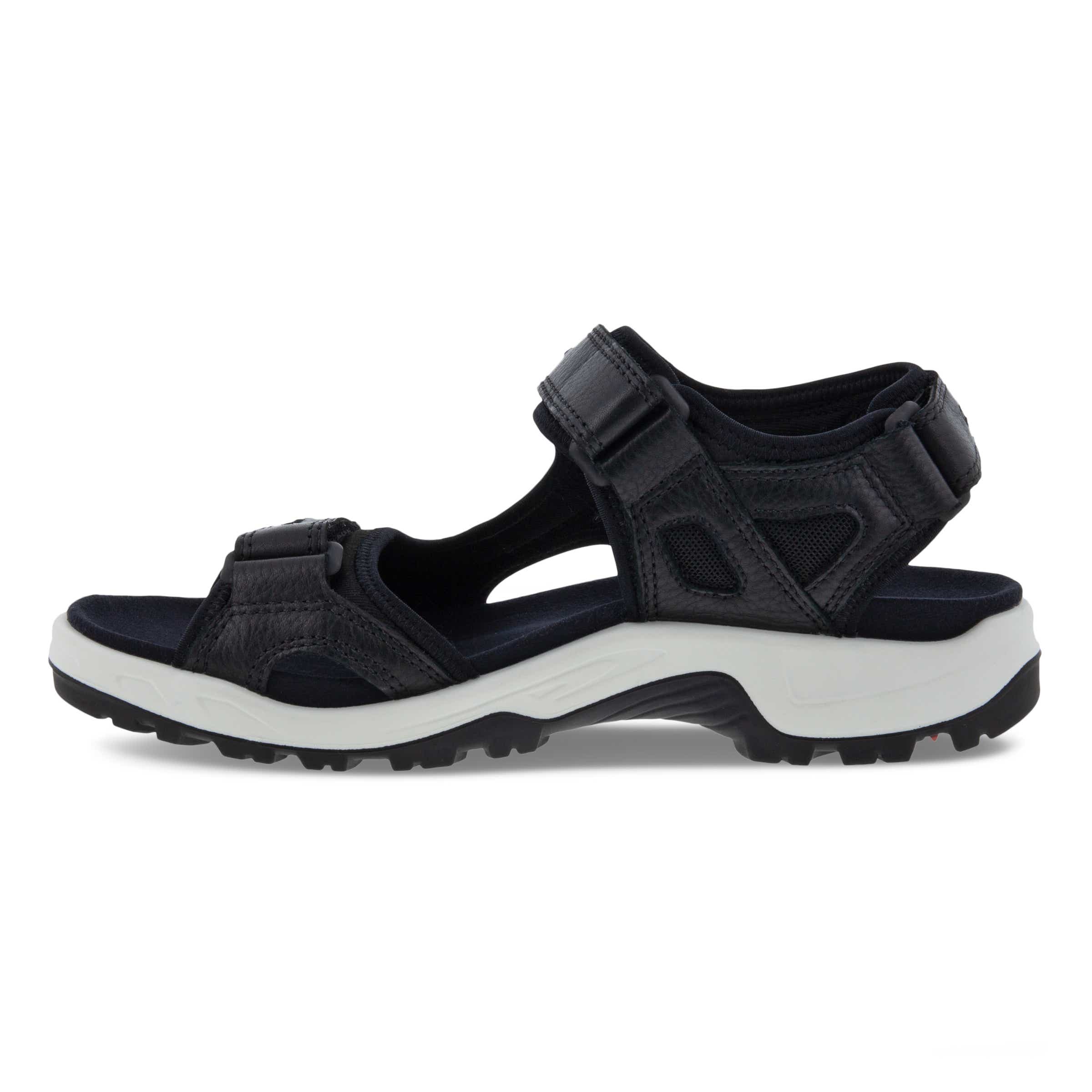 ECCO Offroad Upcycle Editions メンズ レザーハイキングサンダル - ブラック - Inside